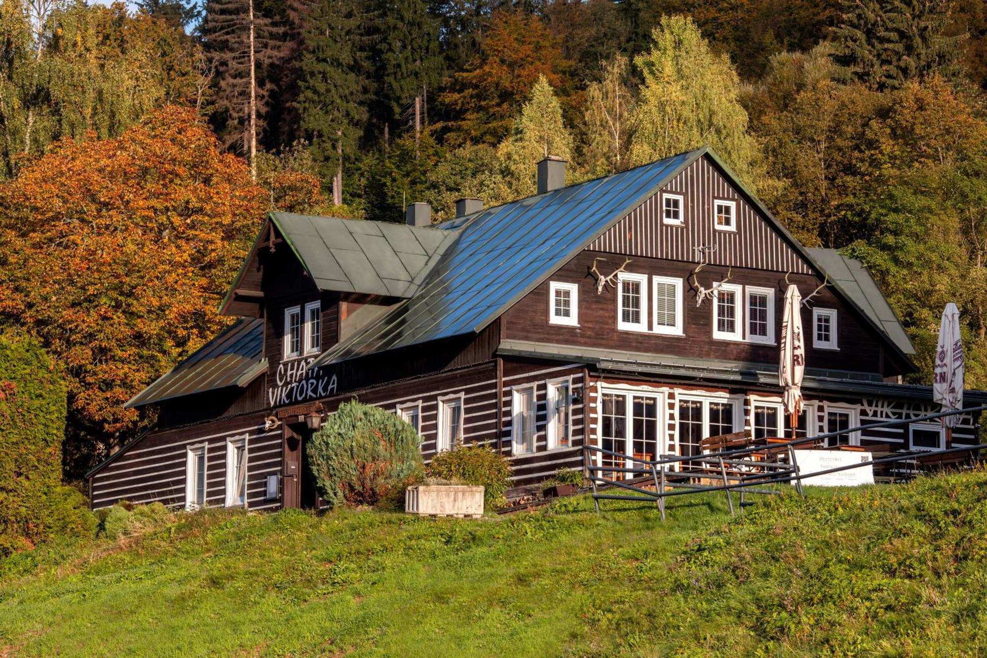Chata Viktorka, Cerna Hora Янське Лазне Экстерьер фото